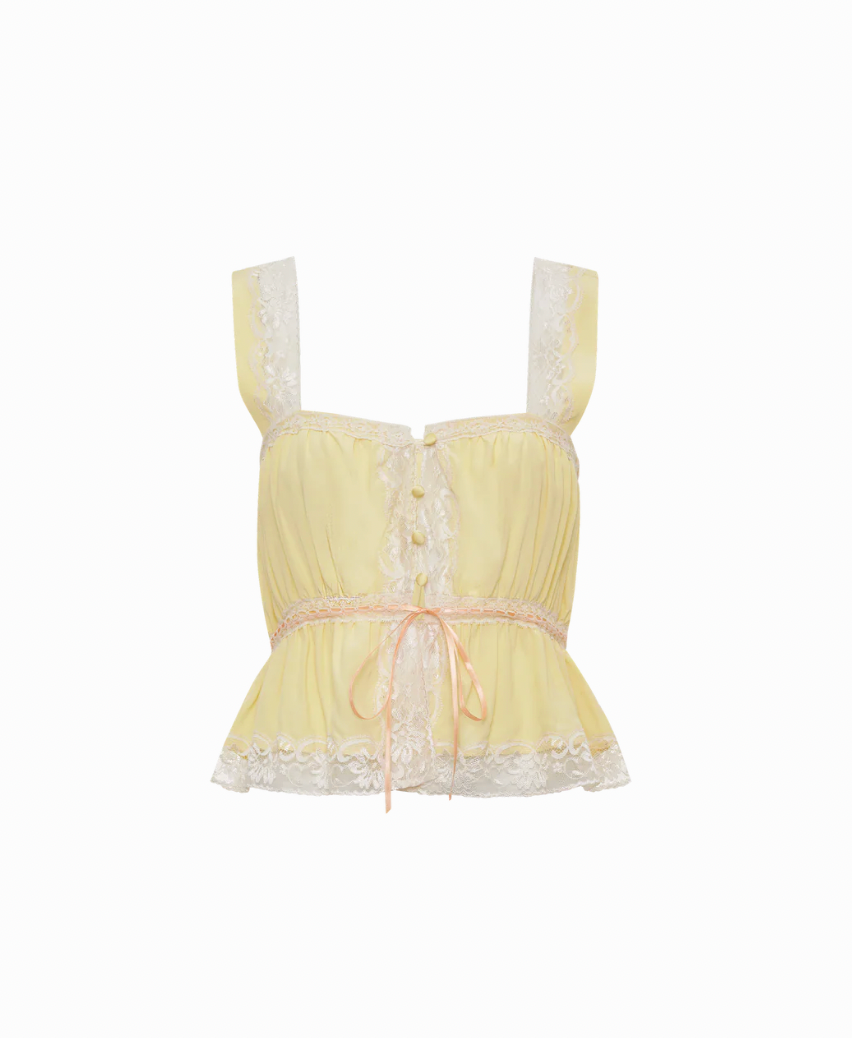 Keepsake Top - Custard