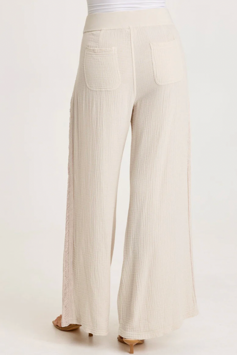 Elu Wide Leg - Silver