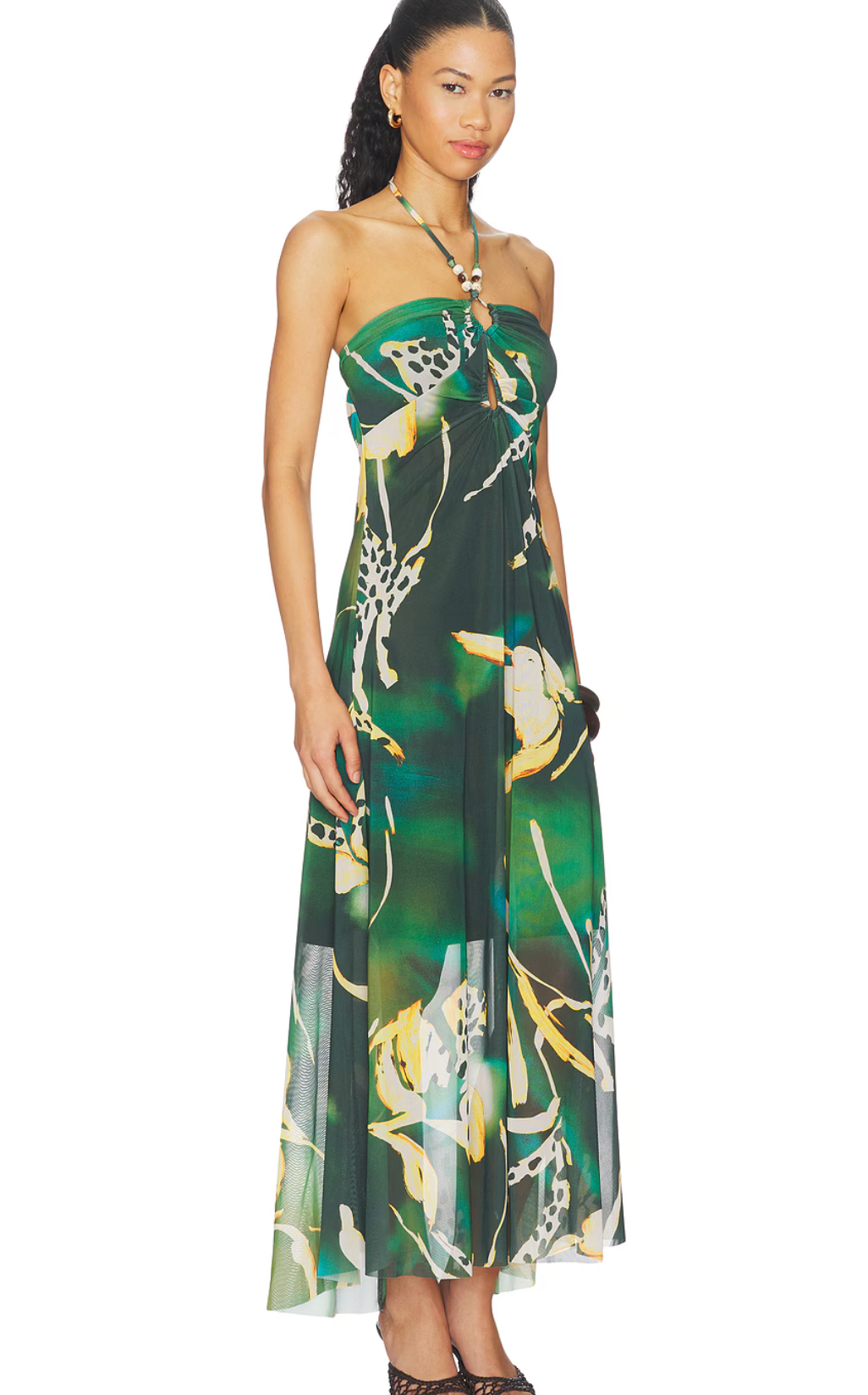 Strada Dress - Golden Palm