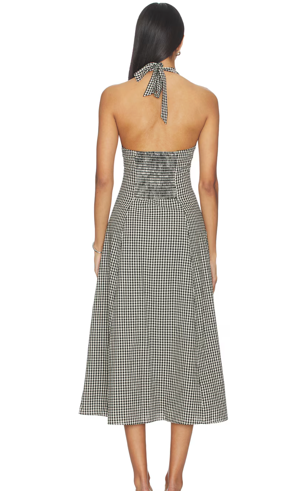 Serena Dress - Black Ging