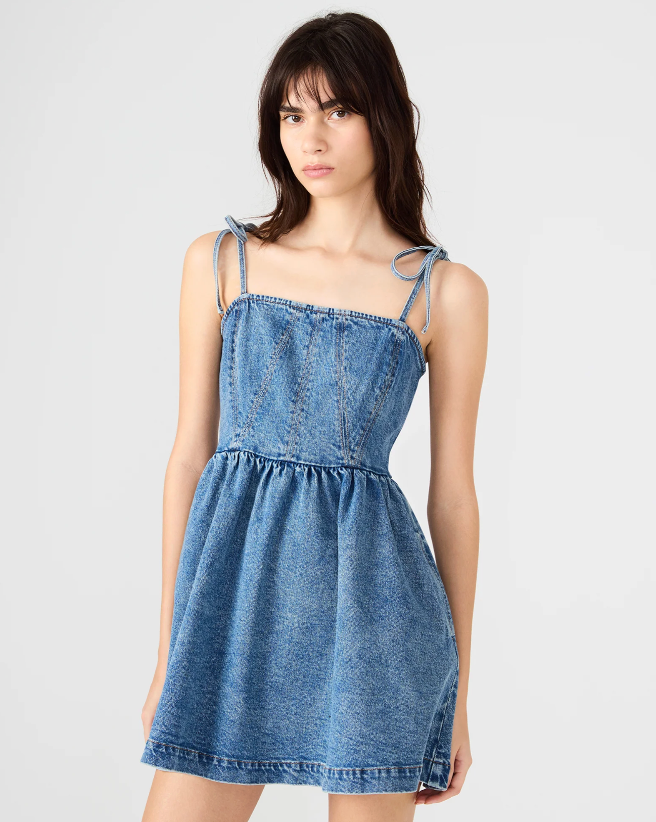 Meaghan Dress - Blue Heather