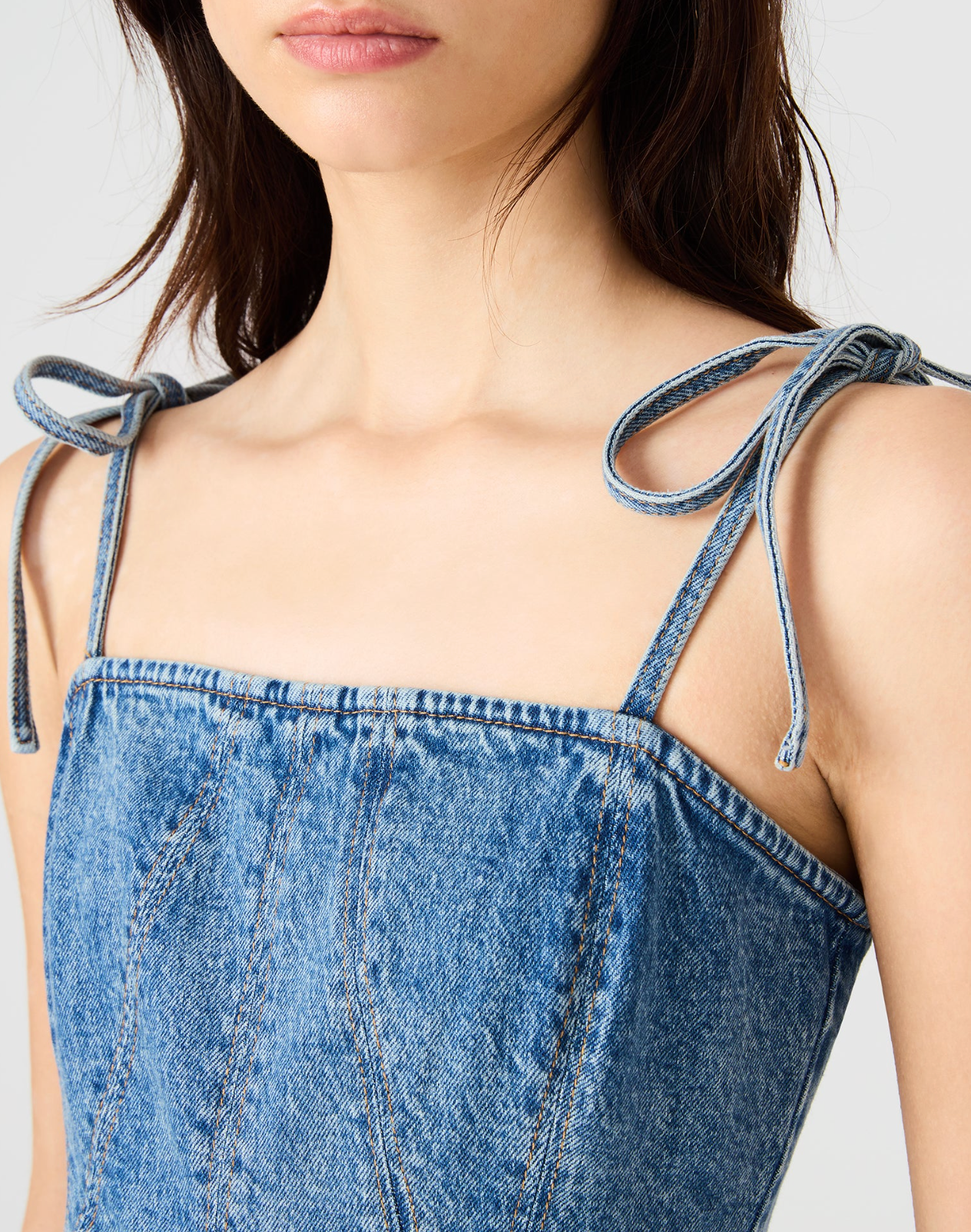 Meaghan Dress - Blue Heather