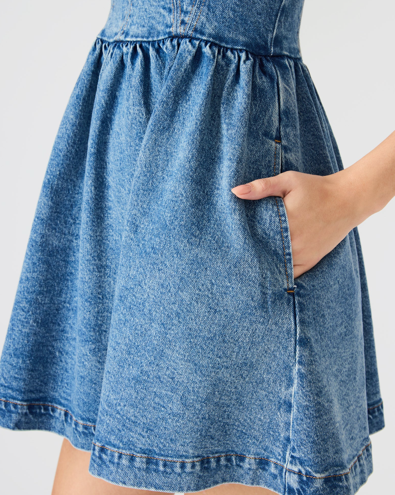 Meaghan Dress - Blue Heather