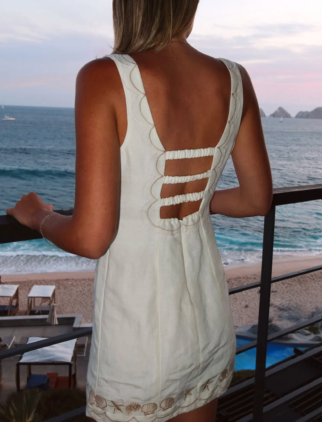Steph Mini Dress - Beach