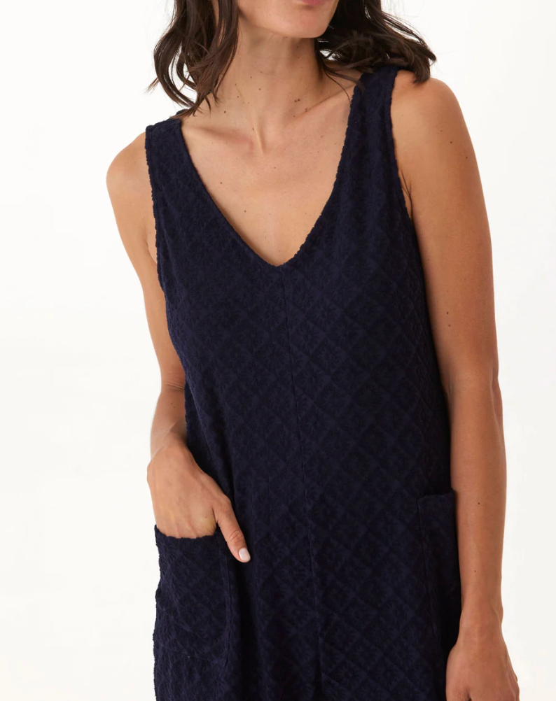 Rainey Terry Jumpsuit - Black