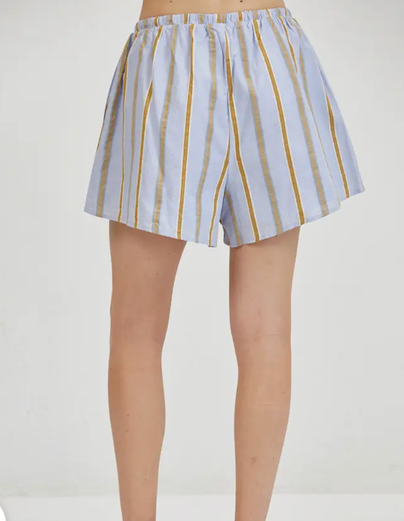 Linene Striped Shorts