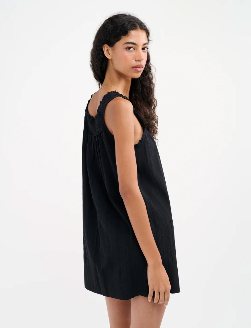 Willow Mini Dress - Black