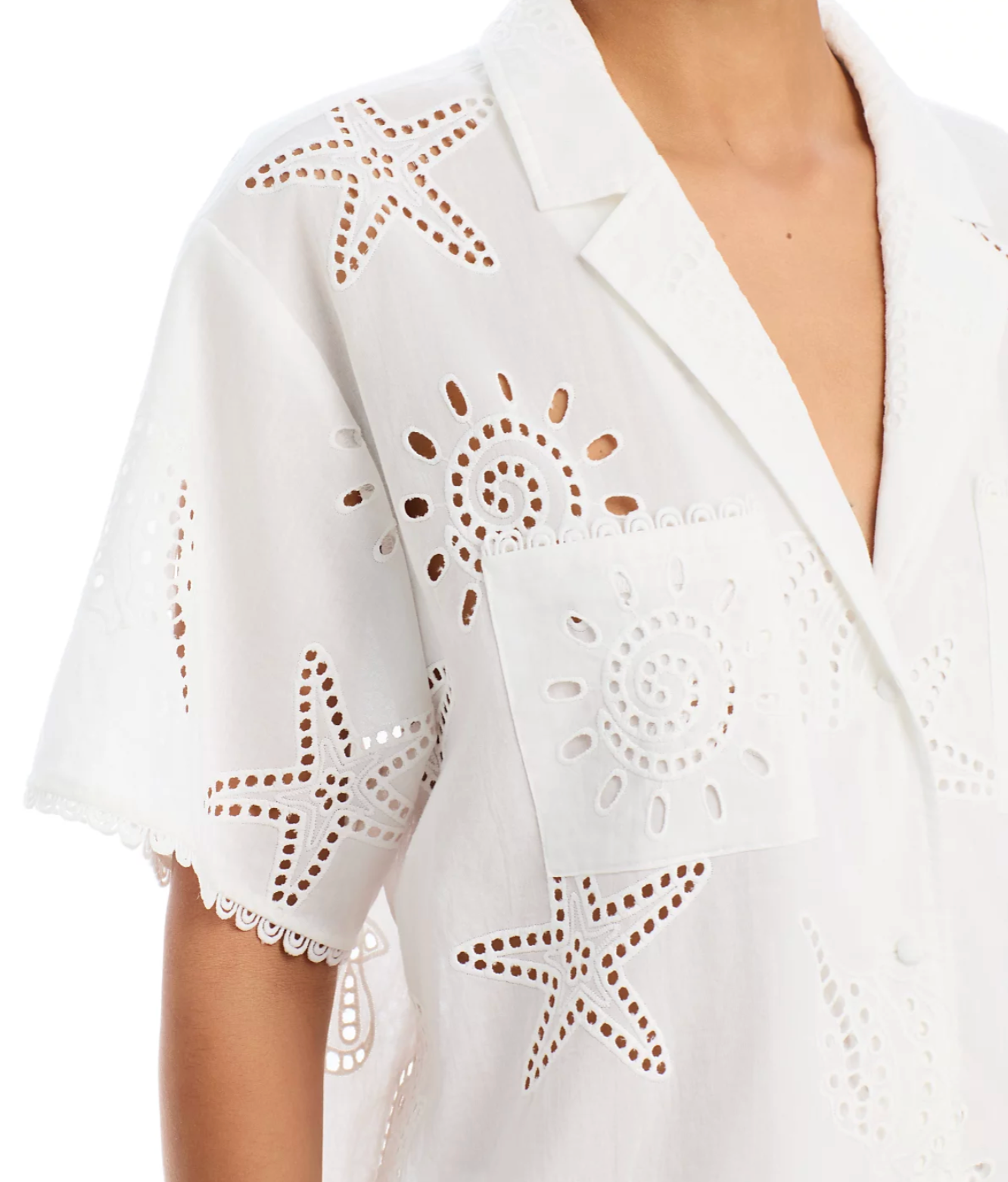 Eleni Embroidered Top