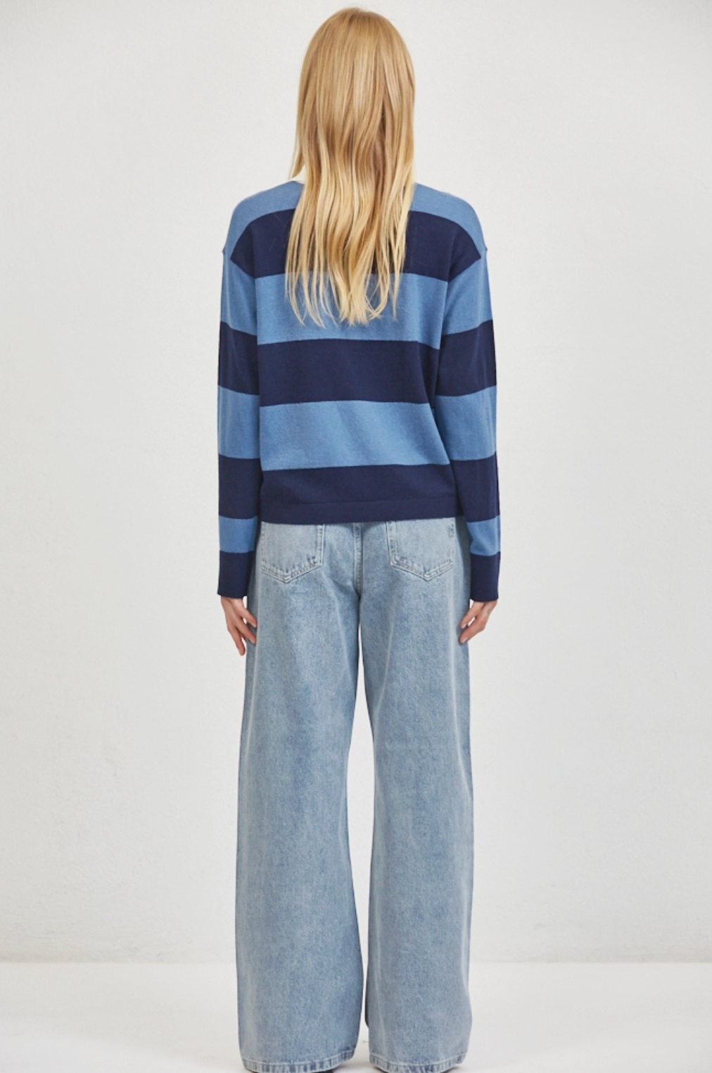 Peyton Top - Blue Stripe
