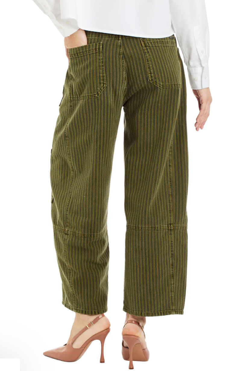 Grommet Waist Army Green pants