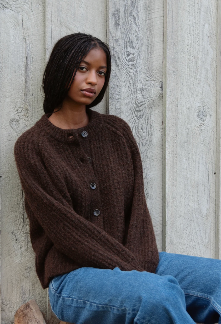 Cabin Cardigan - Espresso