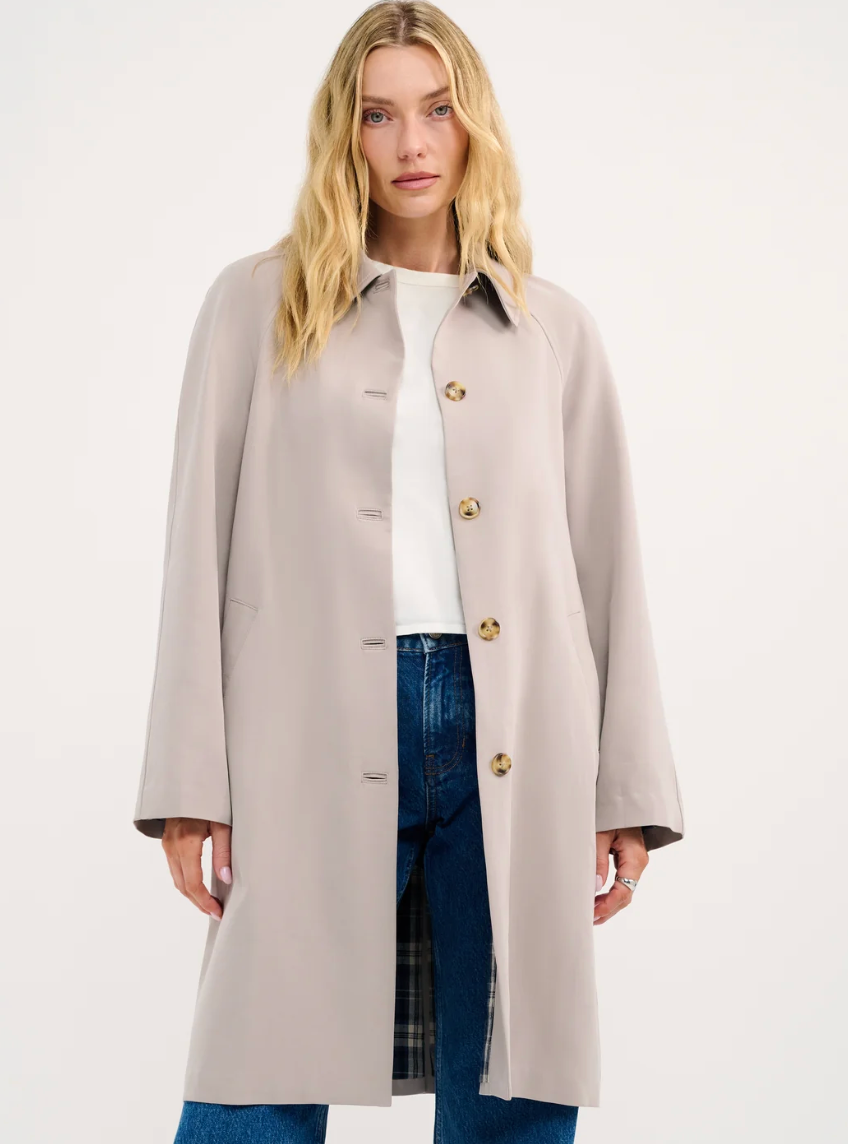 Car Coat - Oyster