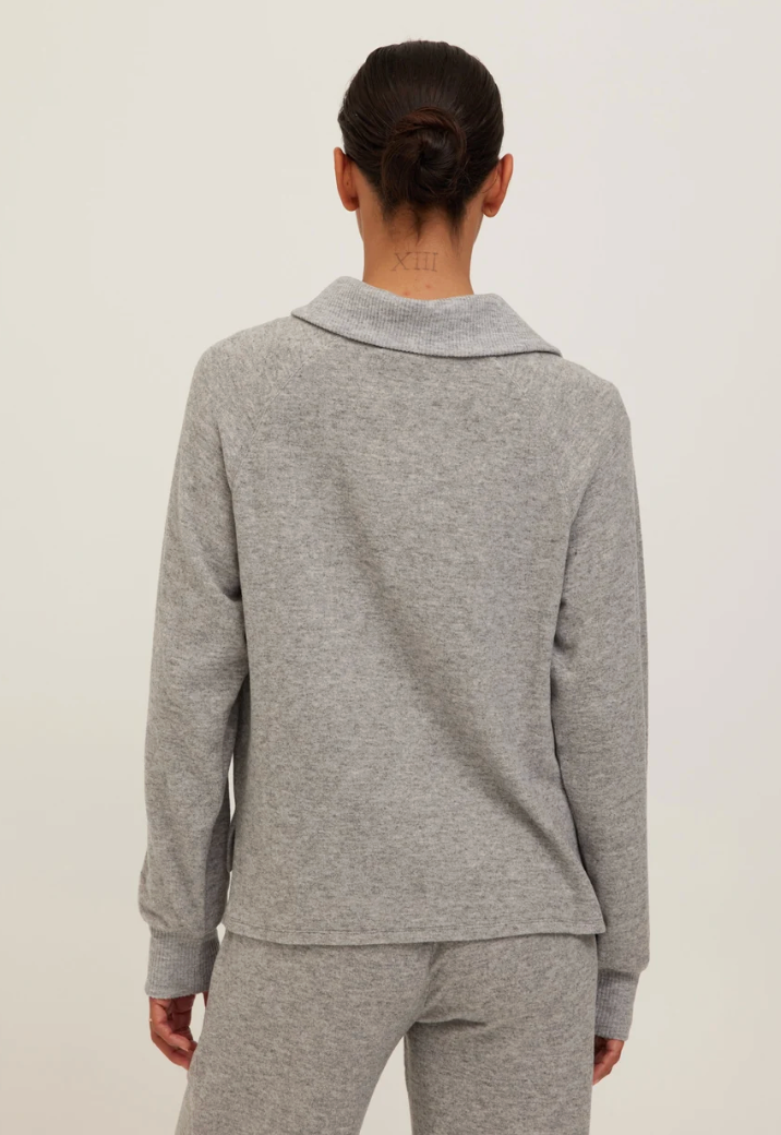Slow Morning Pullover - Ht Grey