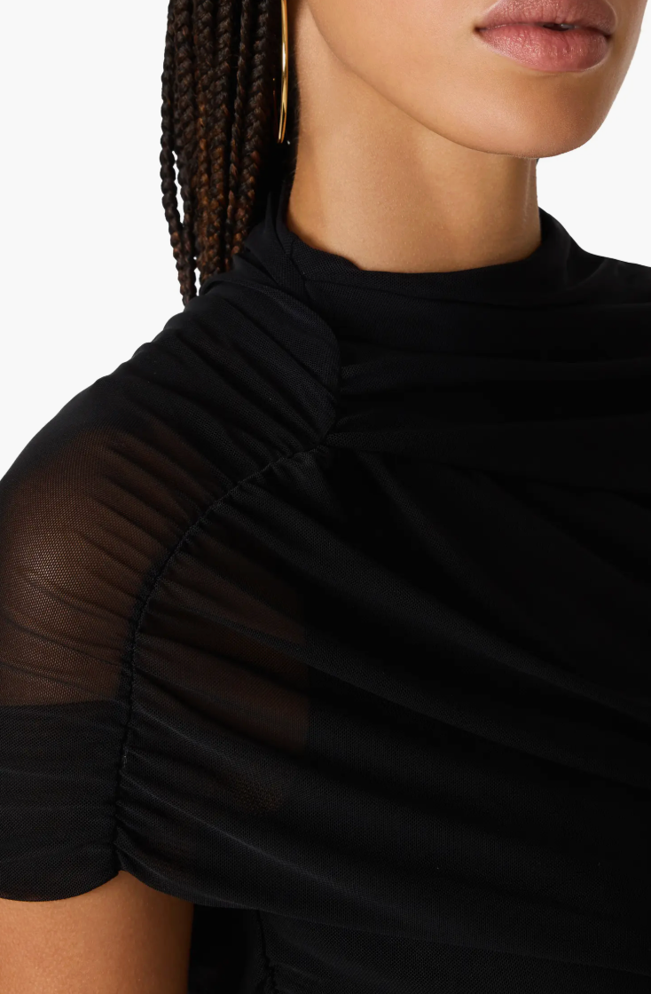 Kerry Mesh Top - Black