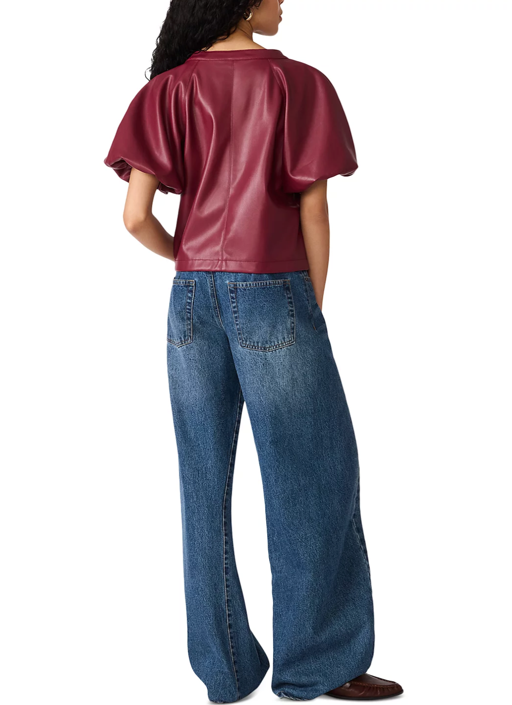 Cecilia Pleather Top
