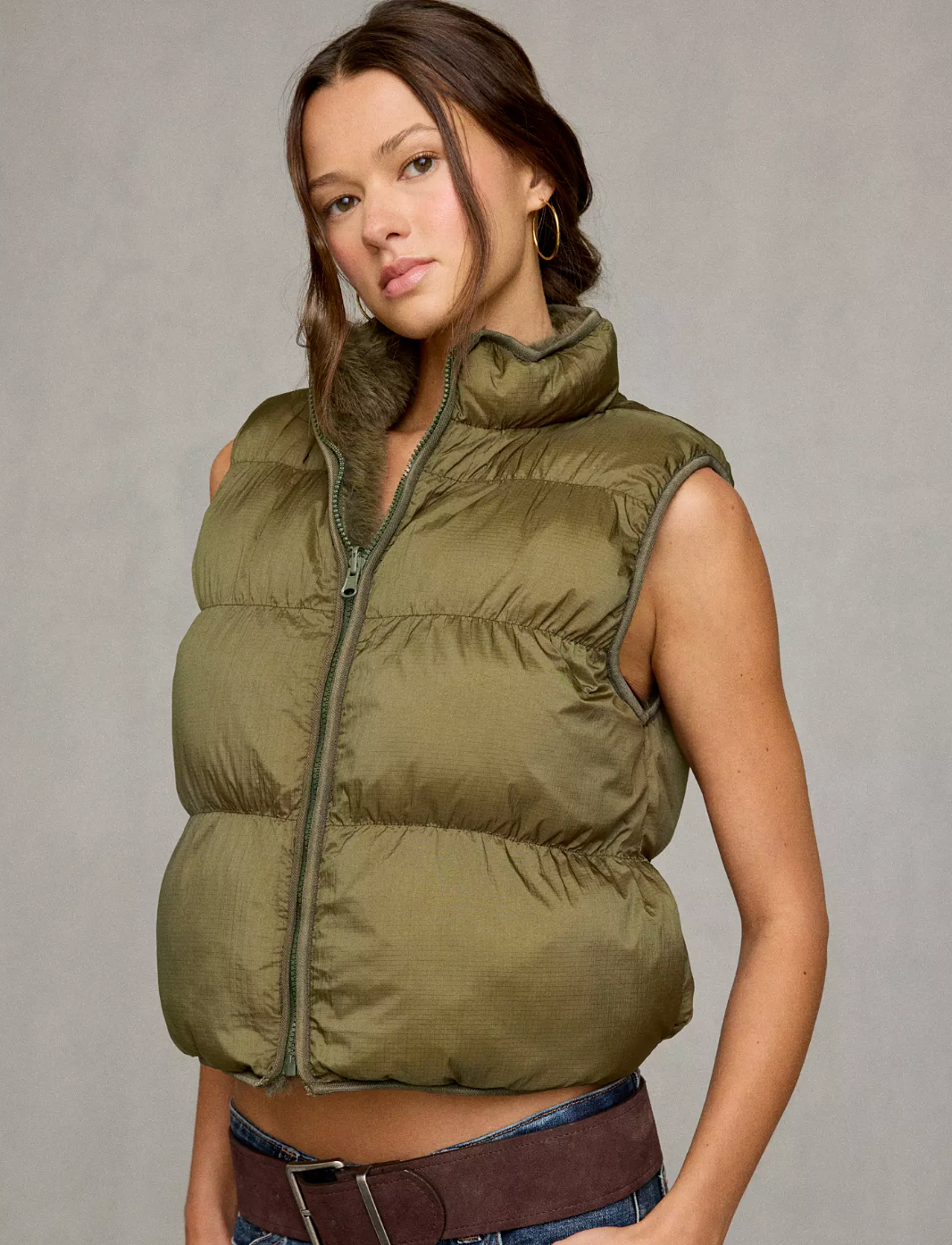 Brady Reversible Vest - Army