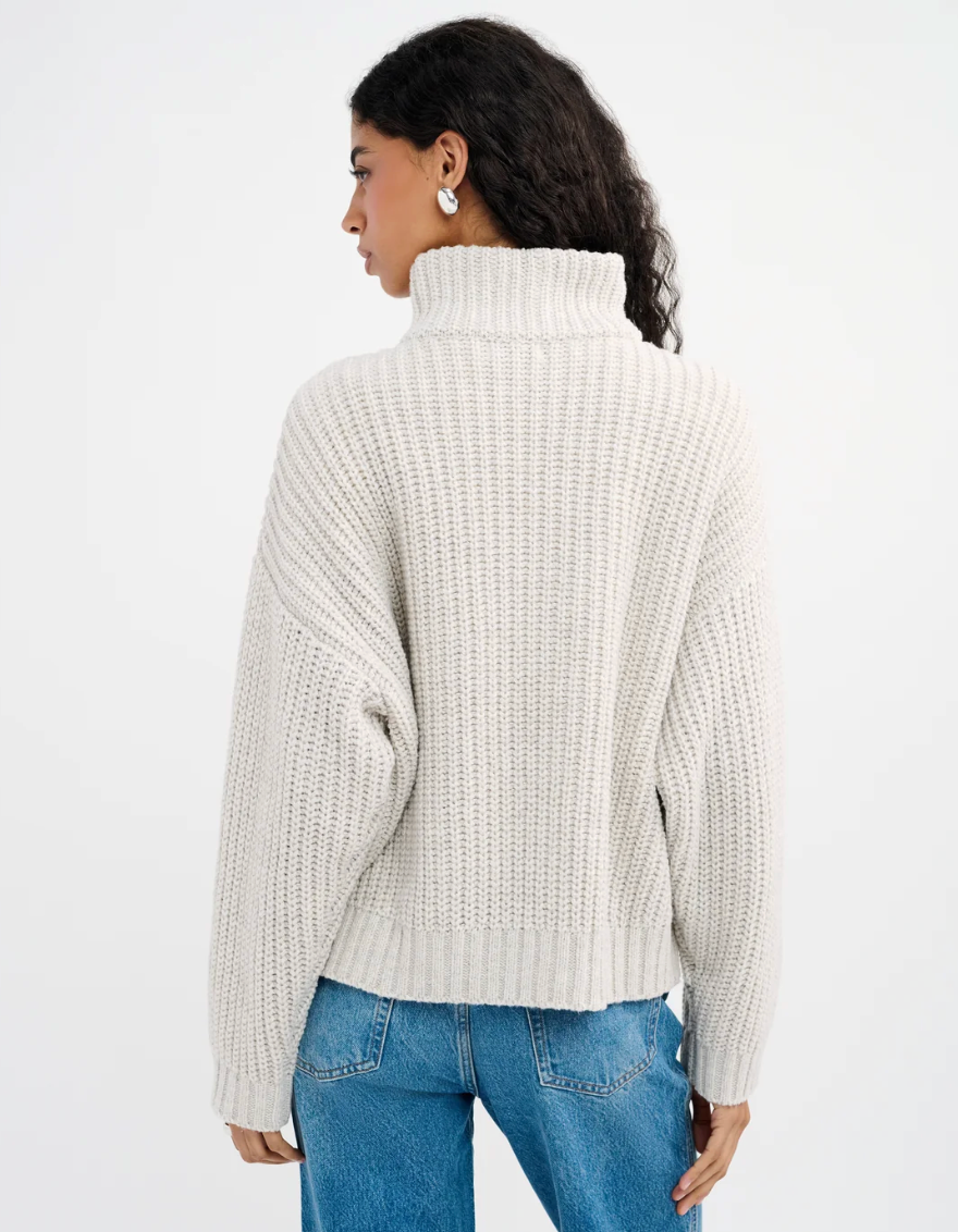 Layover Quarter Zip - Oatmeal