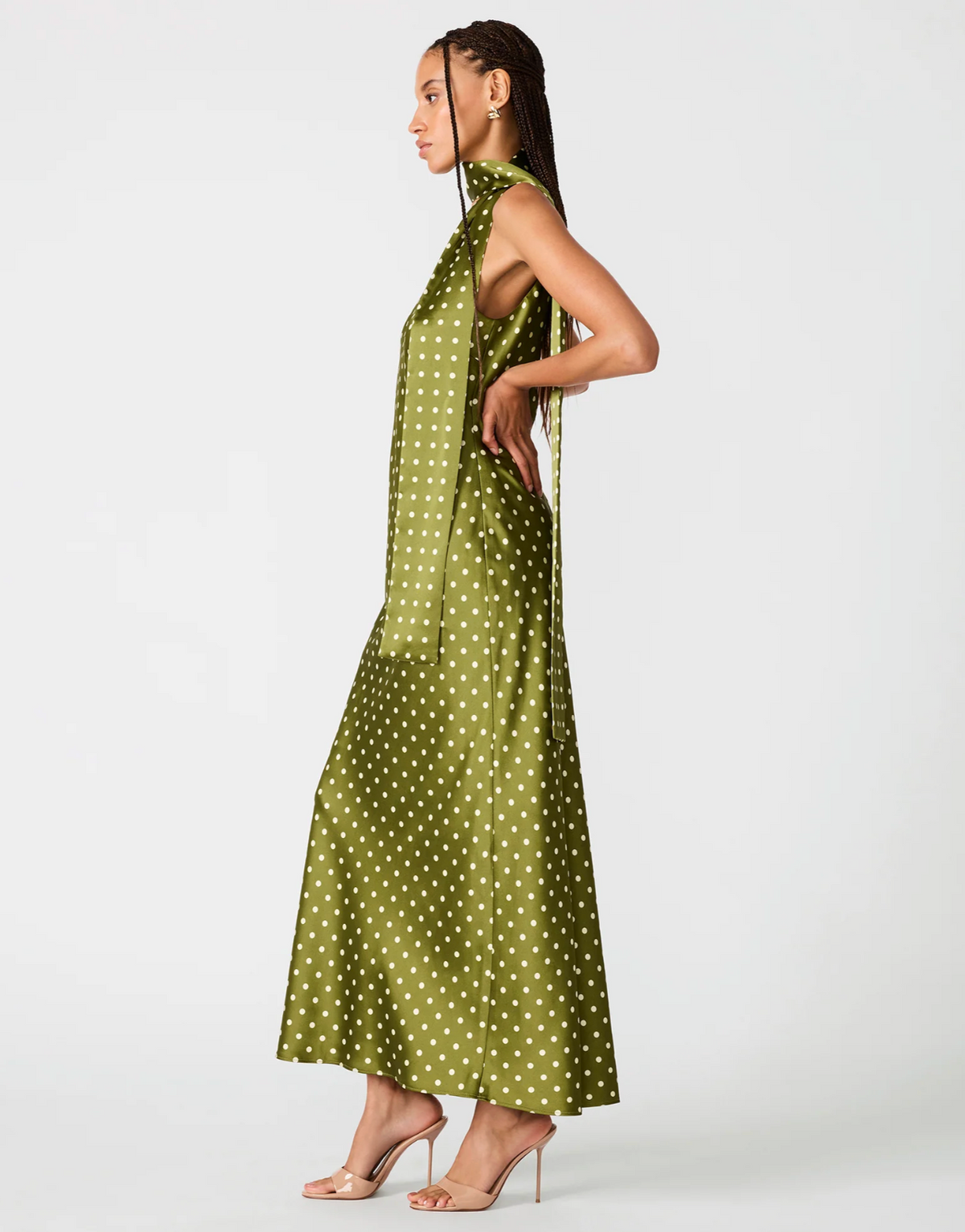 Jaiden Dress - Olive Heather