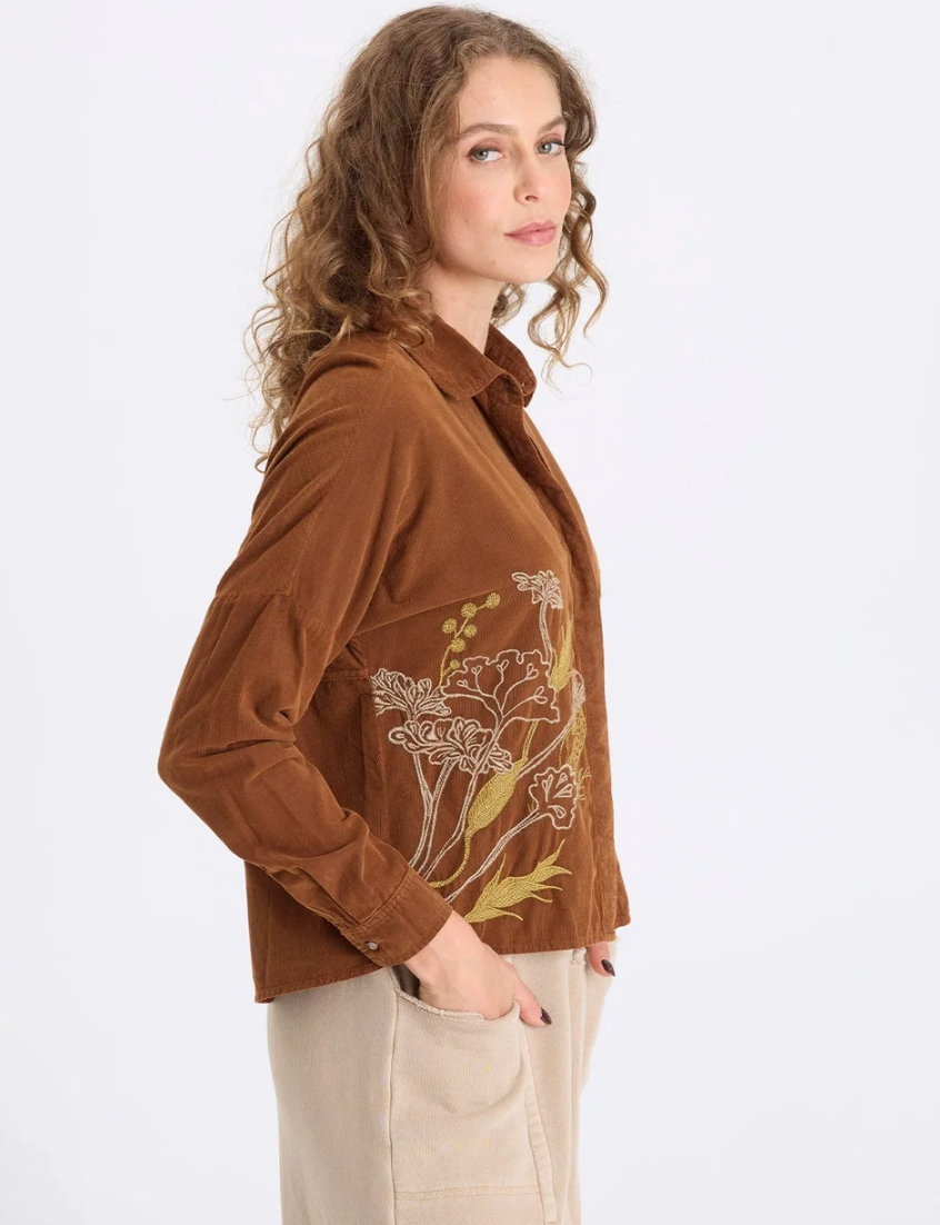 Embroidered Kyle Button Down