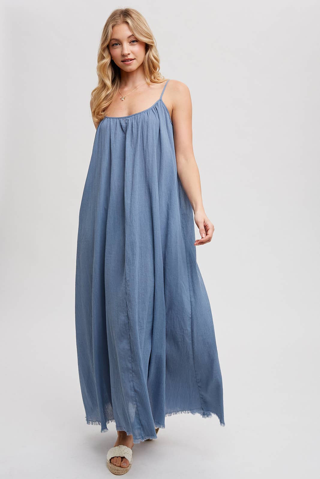 Lena Semi-Sheer Maxi Dress