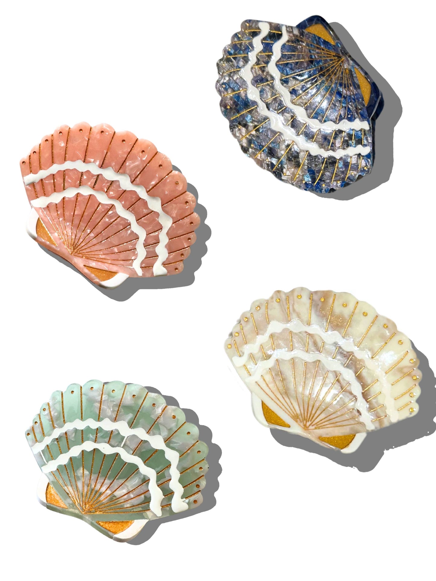 Seashell Claw Clip