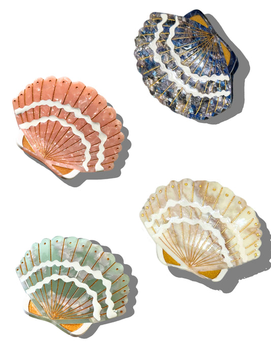 Seashell Claw Clip