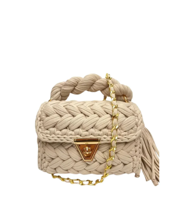 Ivory Montego Woven Bag