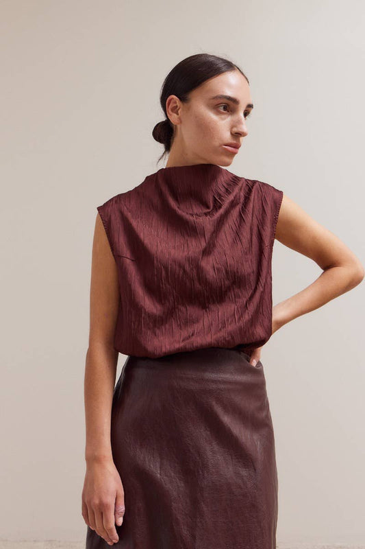 Port Mock Neck Tank
