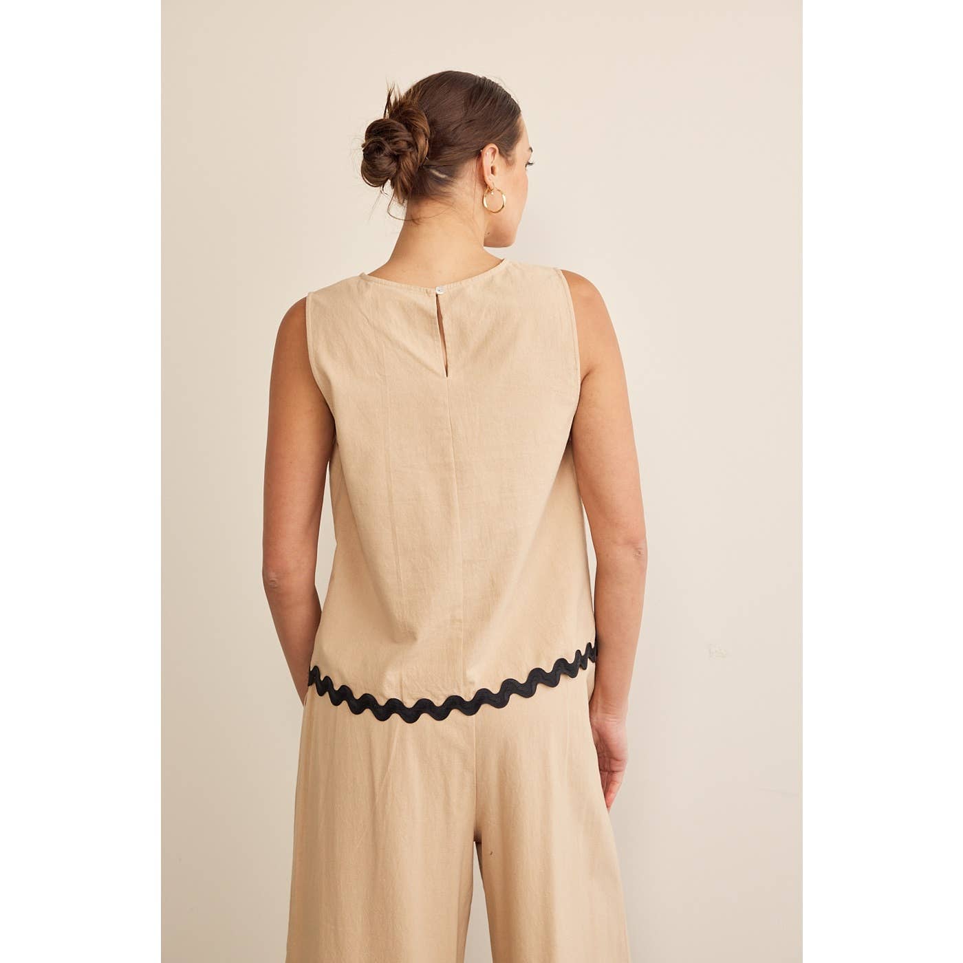 Ric Rac Sleeveless Top