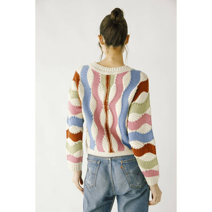 Multi Color Block Sweater