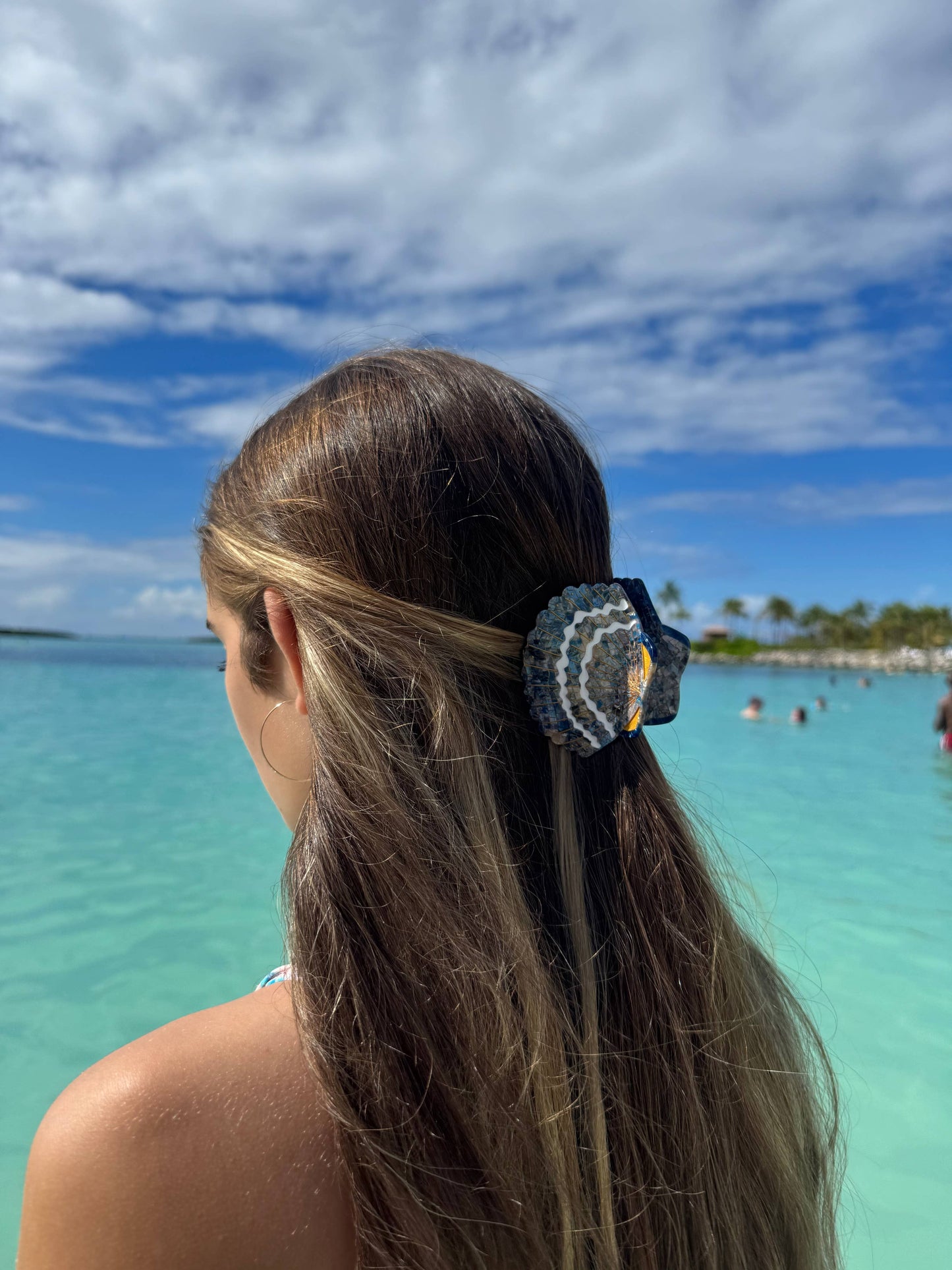 Seashell Claw Clip
