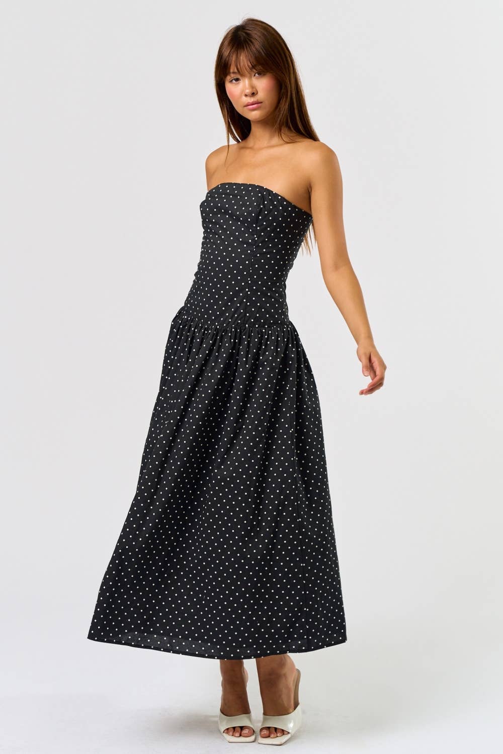 Polka Dot Tube Dress