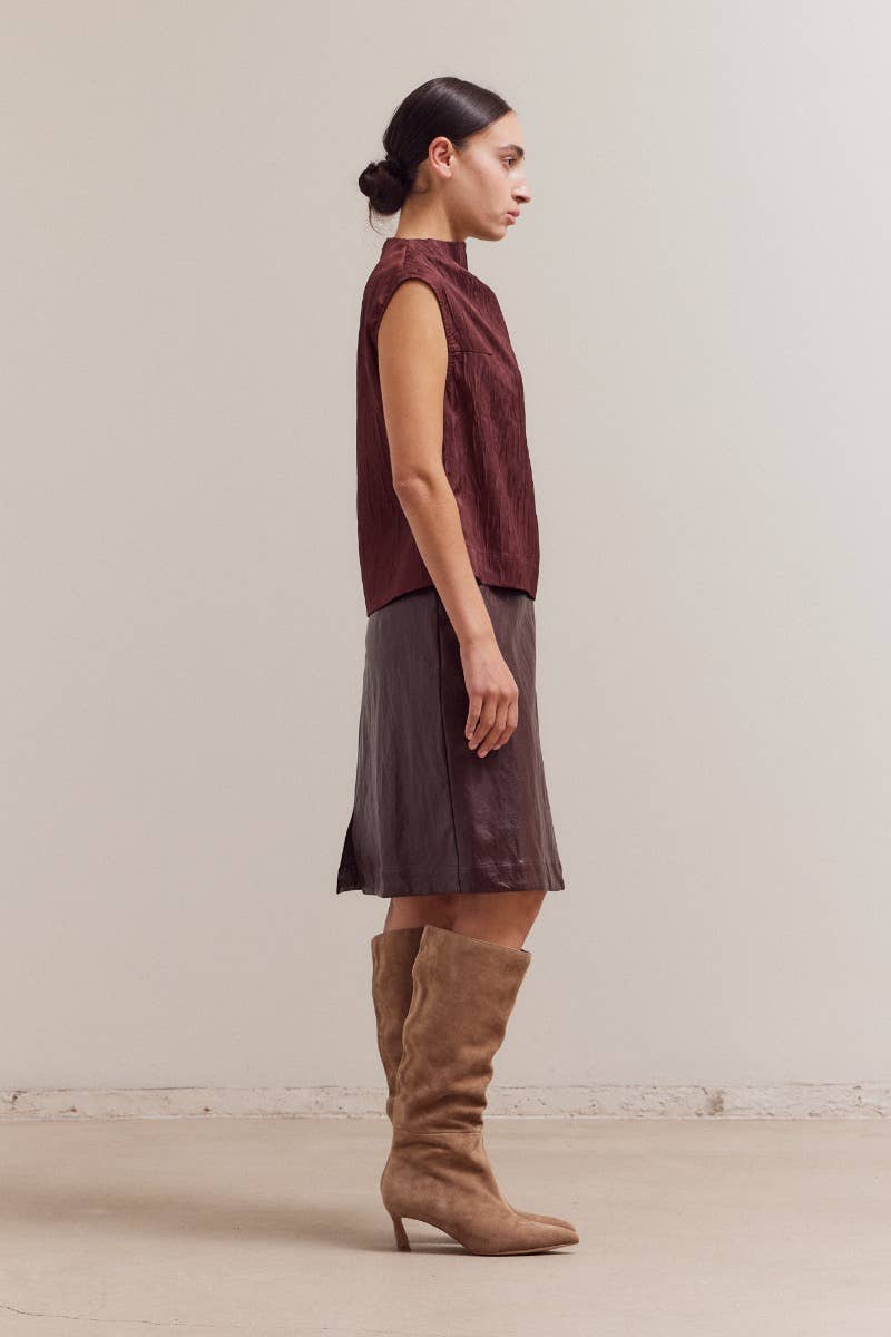 Port Mock Neck Tank