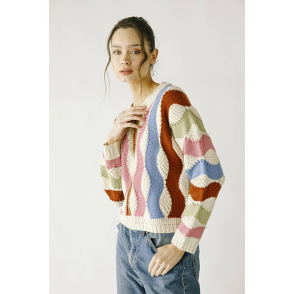 Multi Color Block Sweater