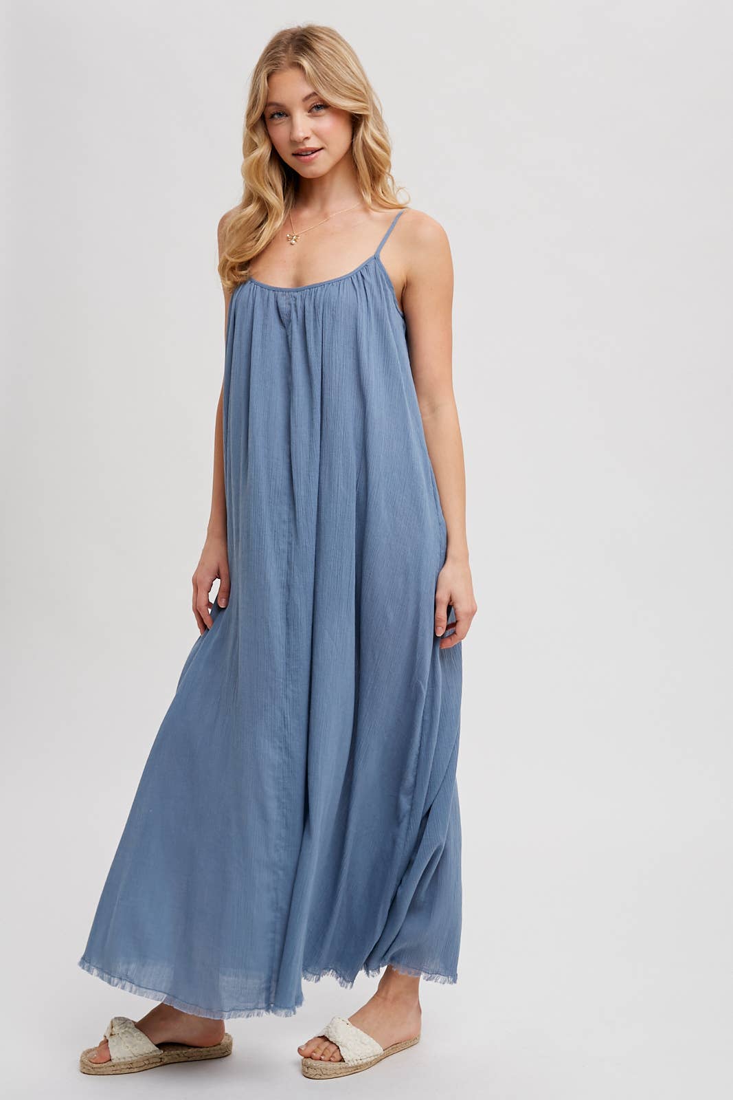 Lena Semi-Sheer Maxi Dress