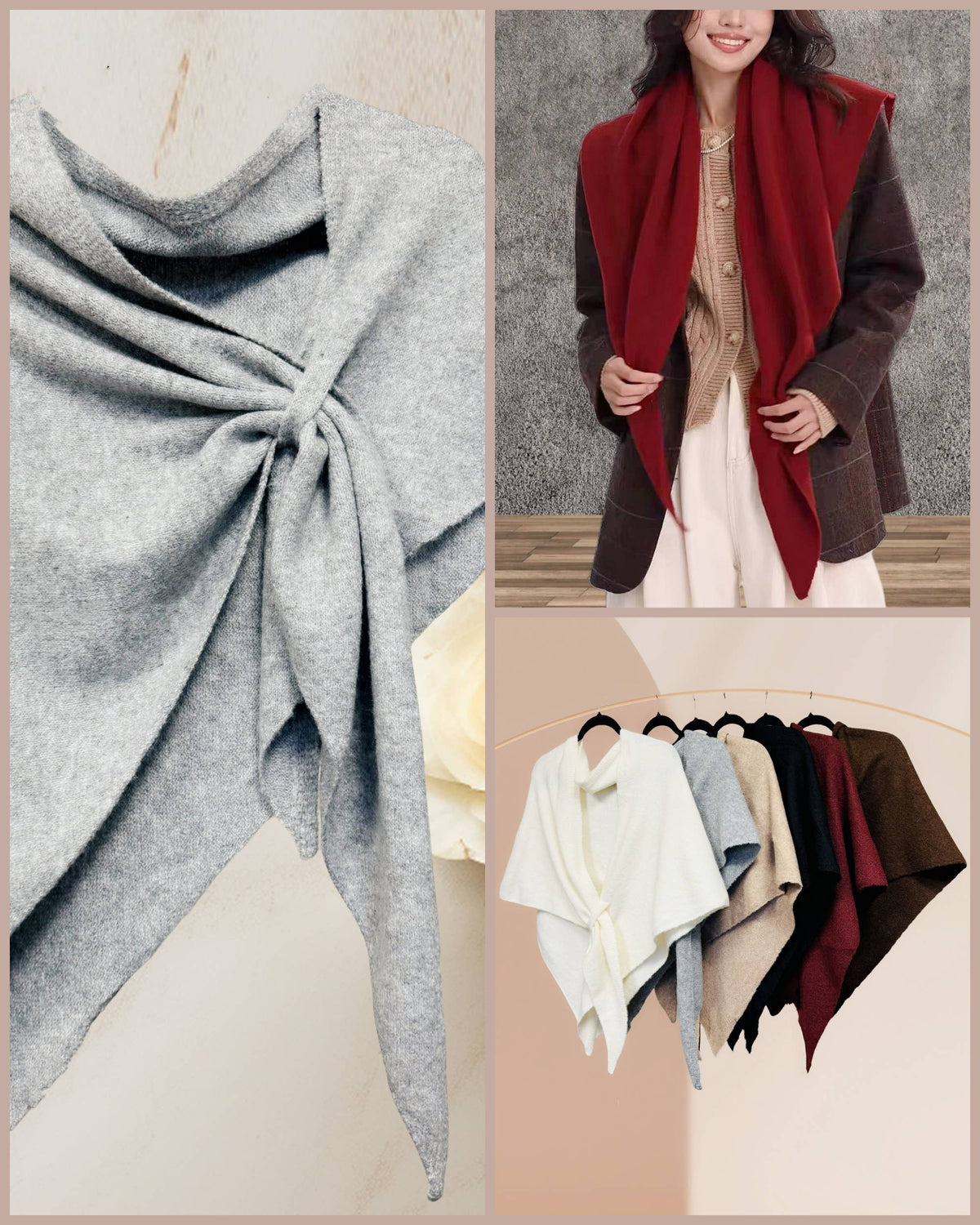 Triangle Tie Shawl