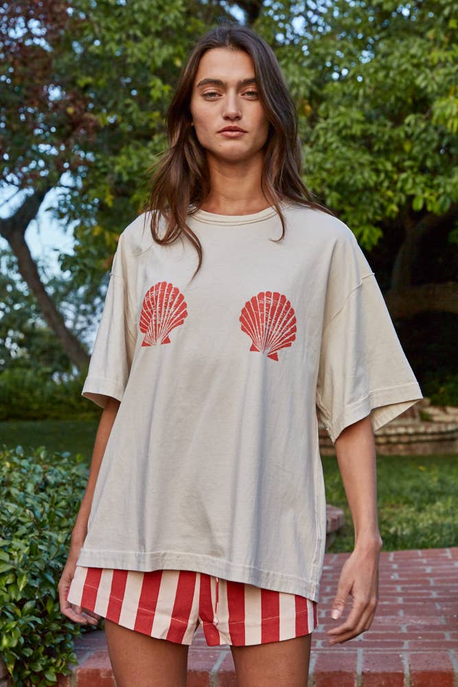 Seashell Oversize Tee