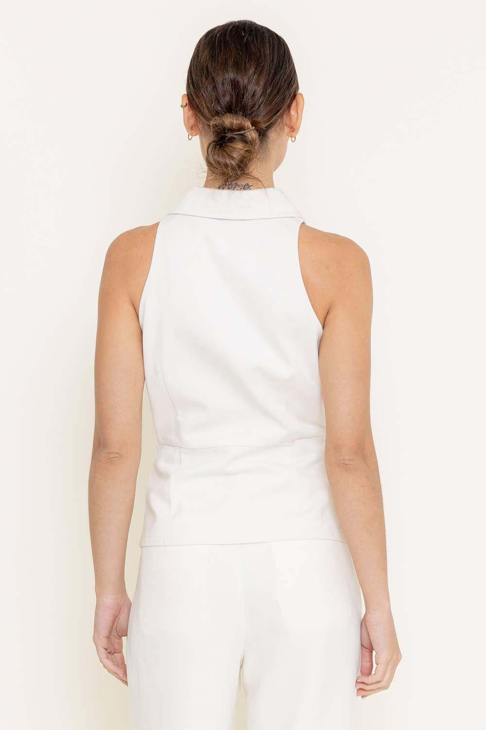 Bamboo Denim Vest Top