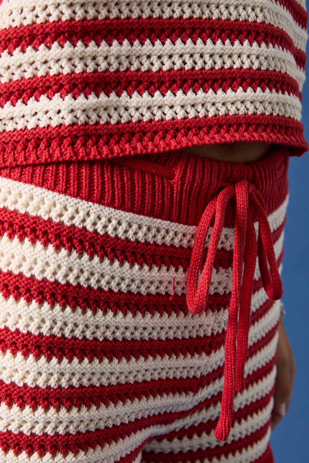 Crochet Stripe Shorts