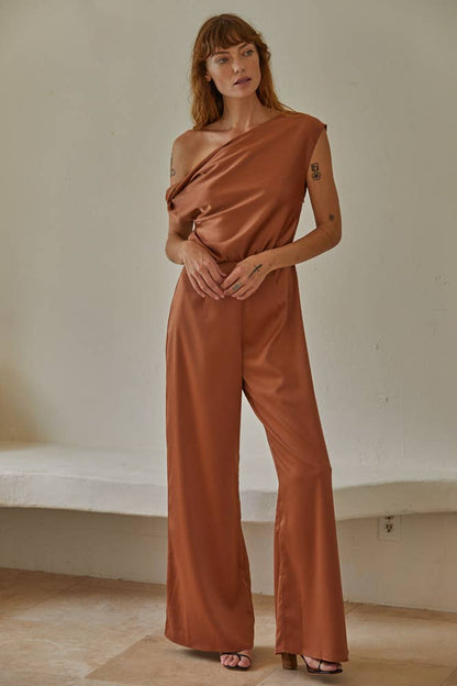 Elsie Satin Jumpsuit