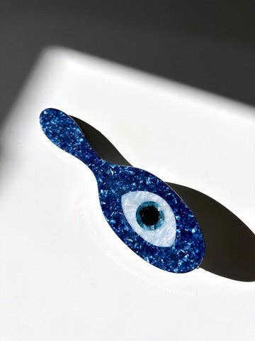 Evil Eye Acetate Hair Brush